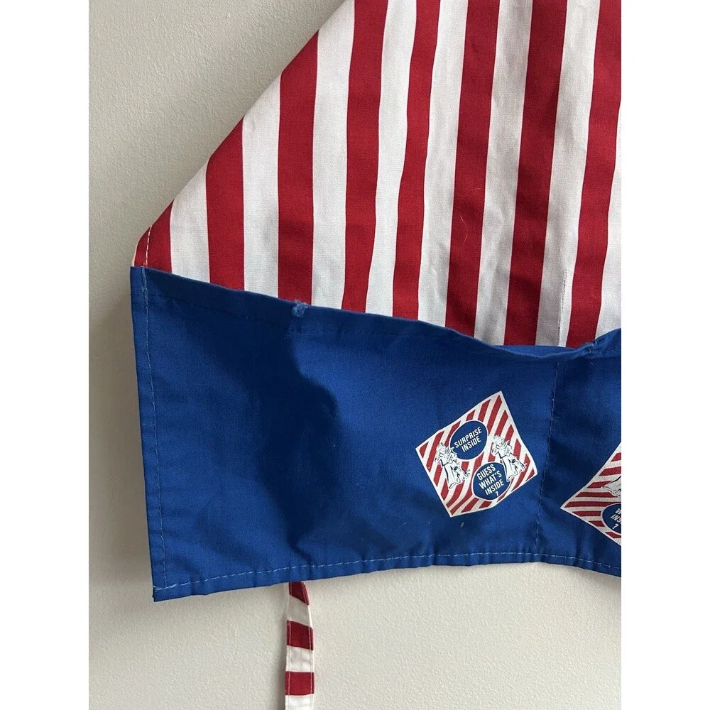 Vintage Cracker Jack S&H Uniform Apron Kitschy Memorabilia Made In USA Retro